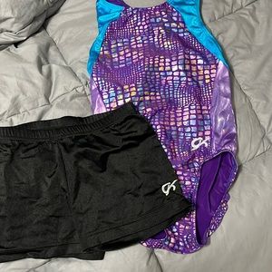 GK leotard and shorts (open to offers)